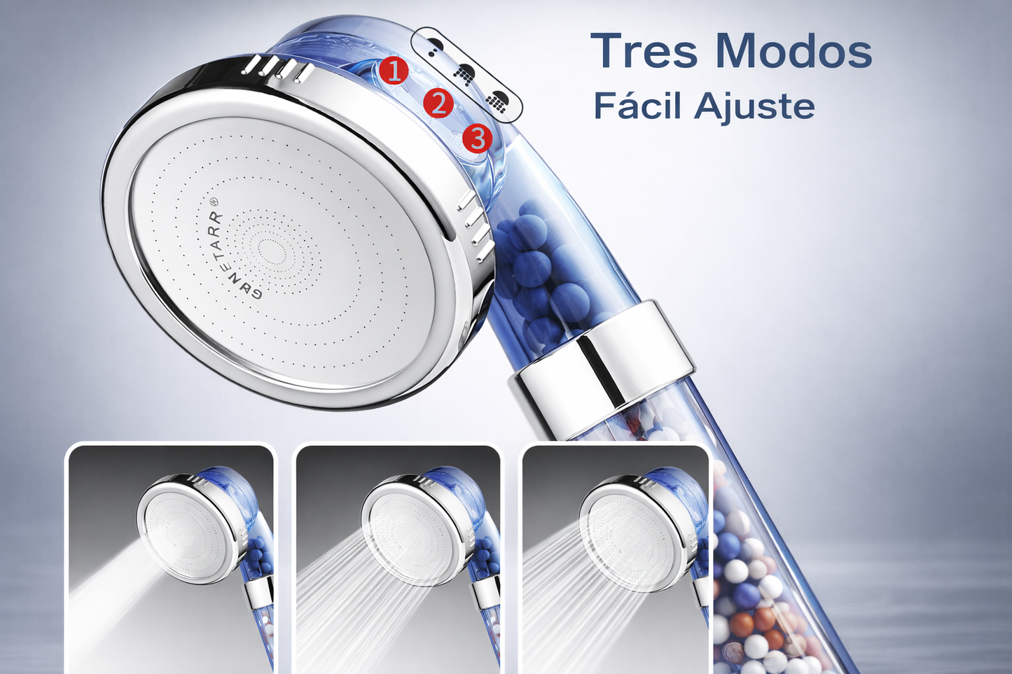 Ducha Purificada™ con Filtro Anticloro