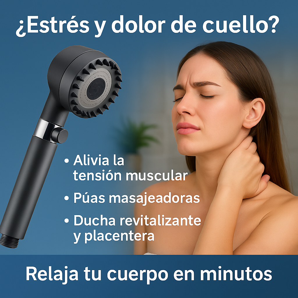 DUCHA TERAPIA – Cabezal de ducha masajeador